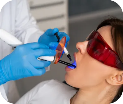 Laser dentistry treatment