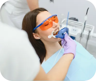 Teeth whitening treatment